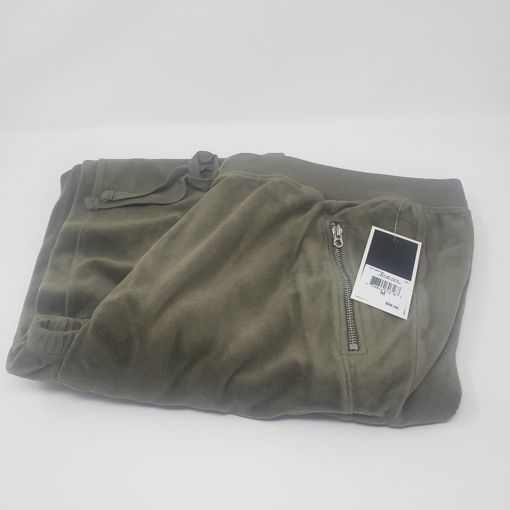 New Juicy Couture Black Label Velour Track Pants